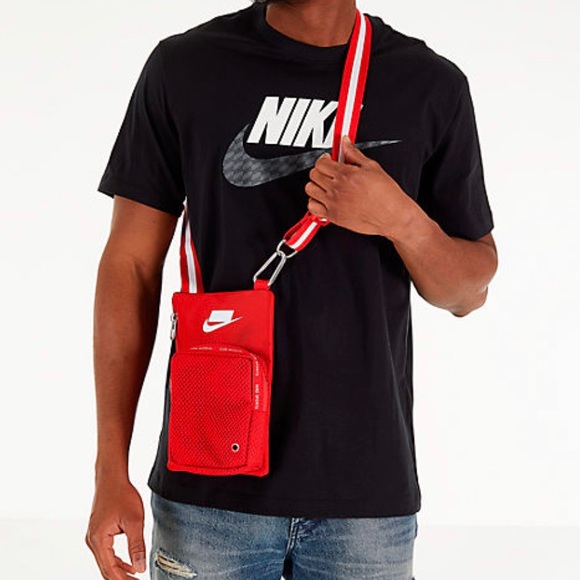 nike crossbody bag red